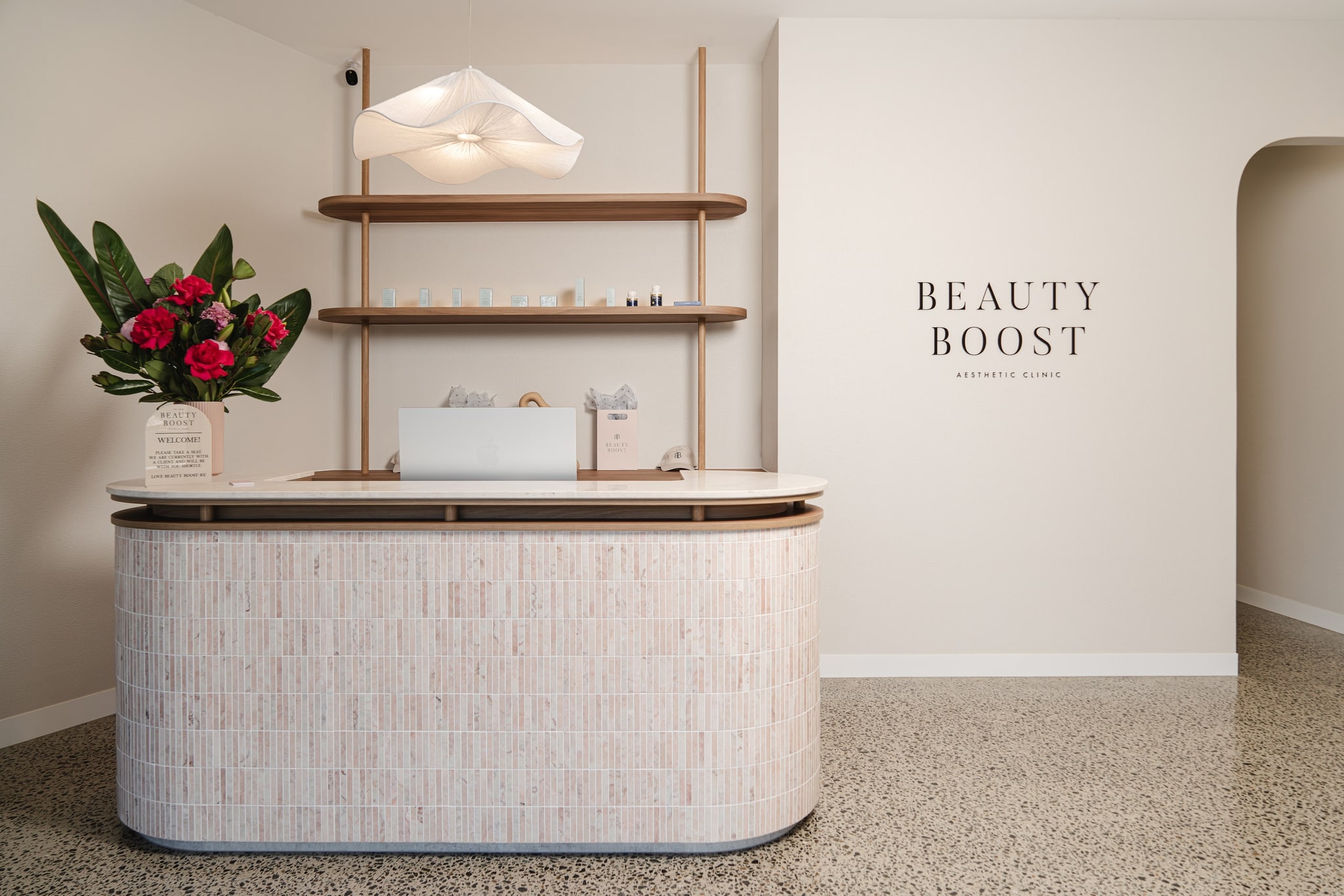 Beauty Boost editorial brand frame